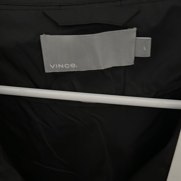 Vince Black Hooded Anorak Jacket NWOT